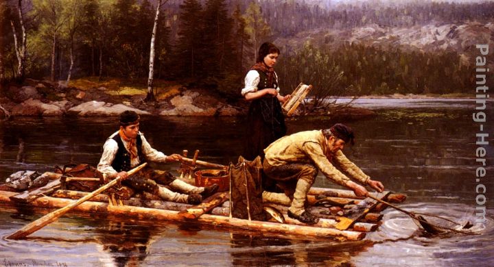 Fischfang Am Flusse